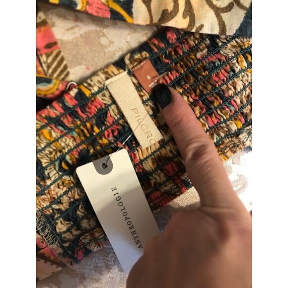 Brand New Anthropologie Pilcro Printed Surf Bra Cotton Top Size Small - Picture 6 of 13